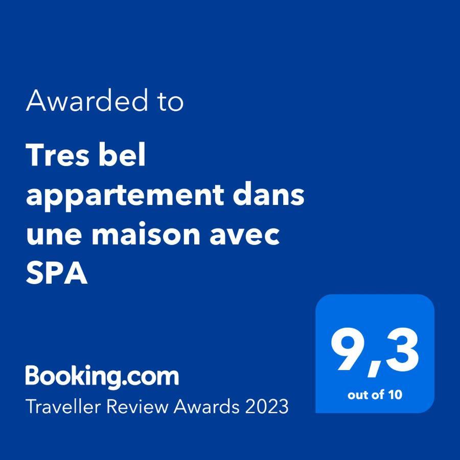 Tres Bel Appartement Dans Une Maison Avec Spa Seez Exterior photo